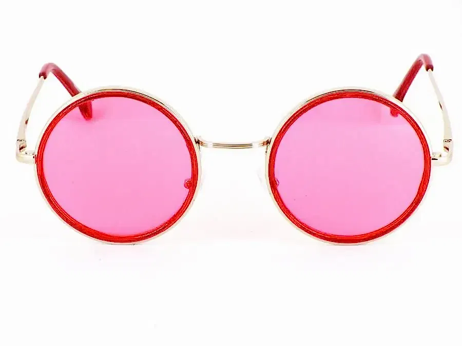 Belletti John Lennon Yuvarlak Cam Bayan Güneş Gözlüğü bl1845 - Pembe