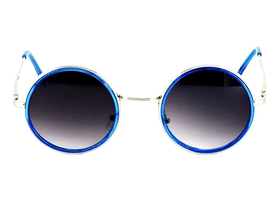 Belletti John Lennon Yuvarlak Cam Bayan Güneş Gözlüğü bl1845 - Mavi