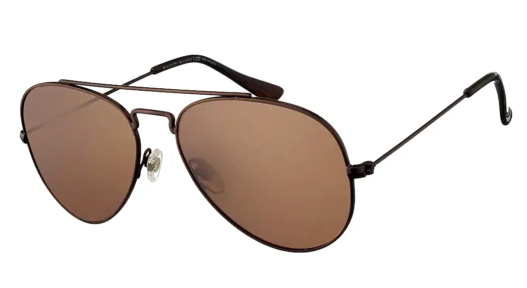 Bigotti Siyah Çerçeveli Polarize Erkek Güneş Gözlüğü bm1118 - Kahverengi