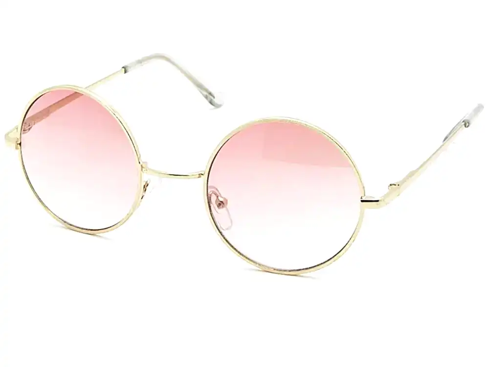 Extoll John Lennon Erkek Güneş Gözlüğü Gözlük 6 Renk Ex608 - Pembe