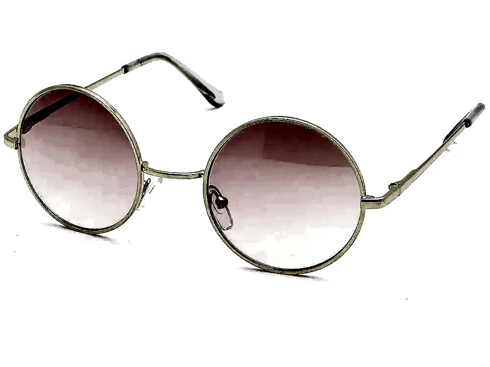 Extoll John Lennon Yuvarlak Siyah Renk Güneş Gözlüğü 6 Renk Ex608 - Pembe