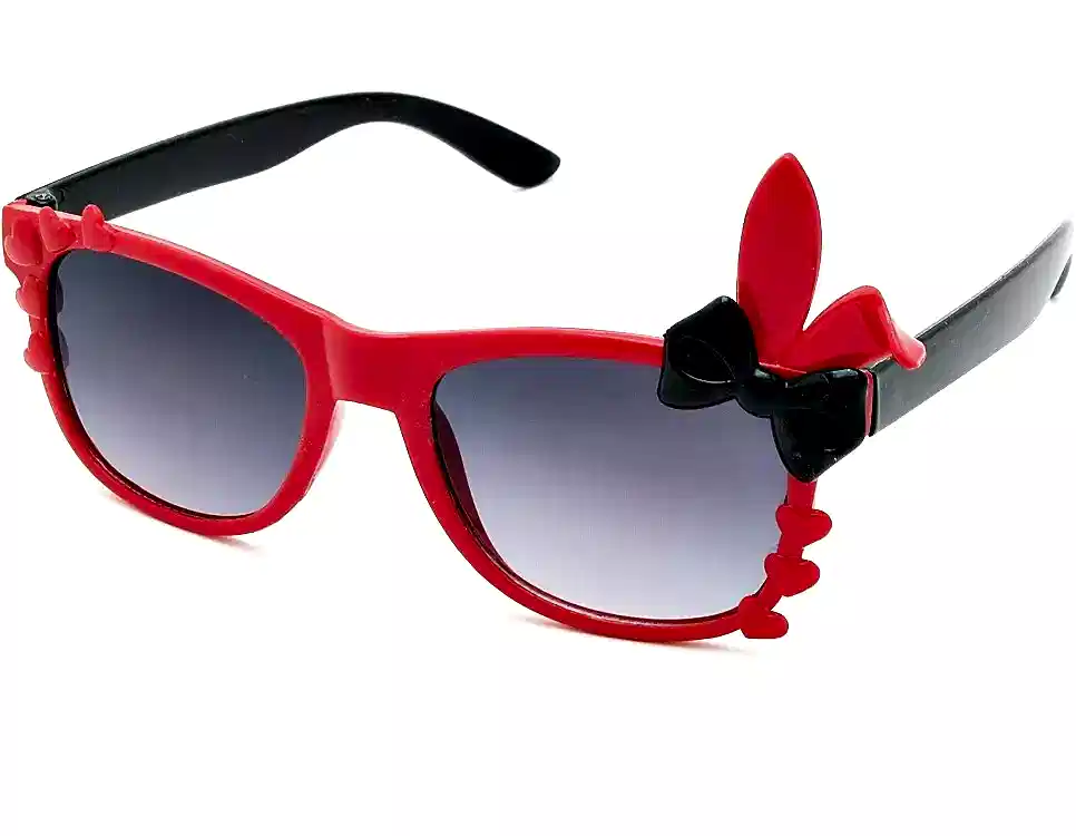 Extoll Kız Çocuk Güneş Gözlüğü Tavşan Kulağı Fiyonklu ex250 - Ç-Kırmızı / S-Siyah