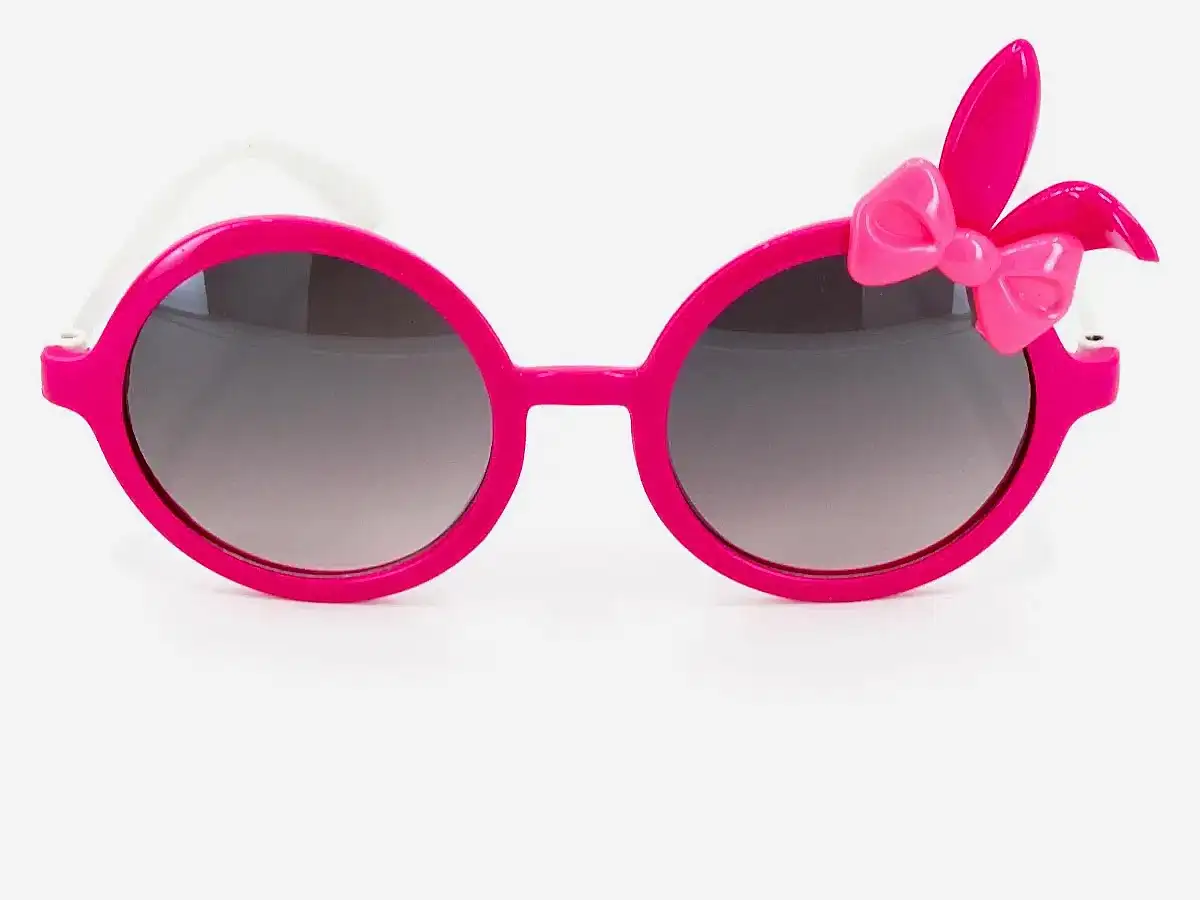 Extoll Kız Çocuk Güneş Gözlüğü Tavşan Kulağı Fiyonklu ex252 - Ç-Pembe / S-Beyaz