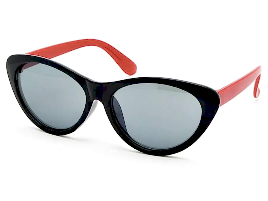 Extoll Renkli Kız Çocuk Güneş Gözlüğü ex262 - Ç-Siyah / S-Kırmızı