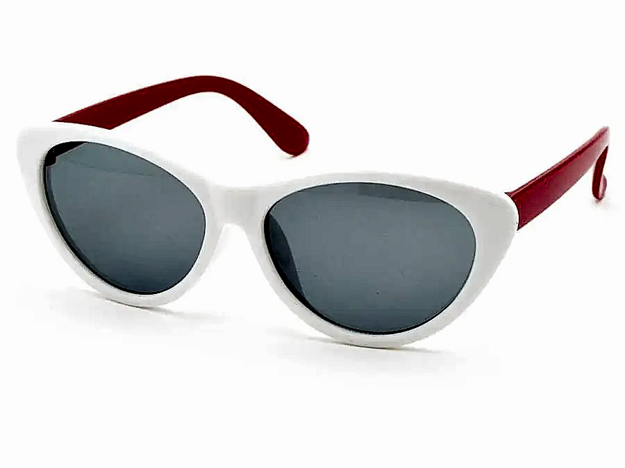Extoll Renkli Kız Çocuk Güneş Gözlüğü ex262 - Ç-Beyaz / S-Kırmızı