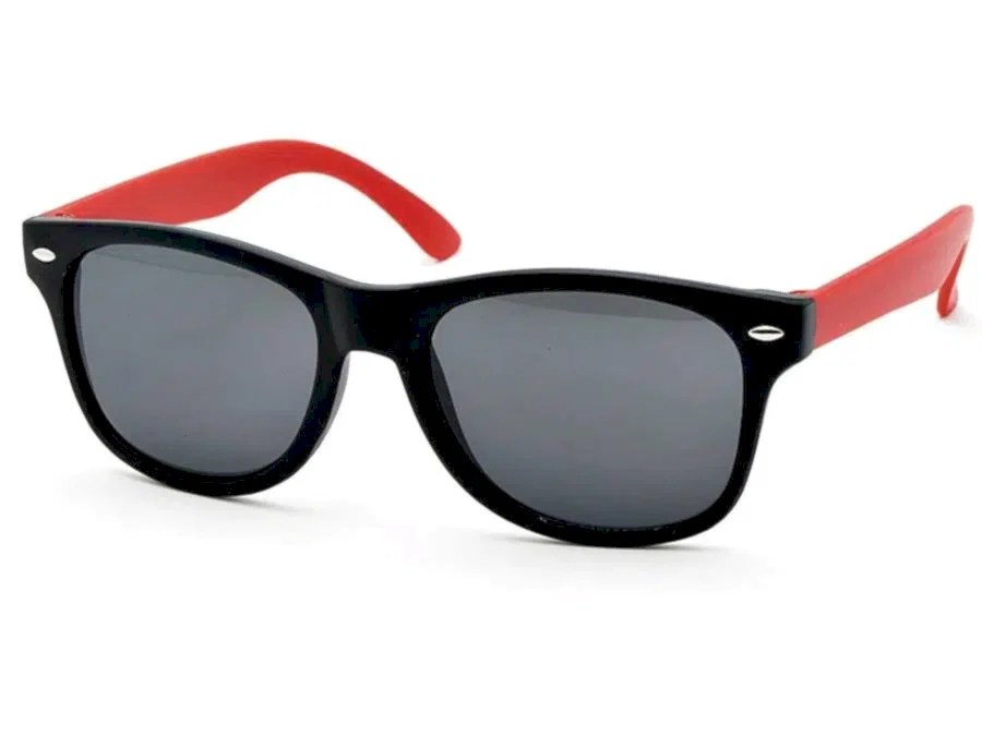 Extoll Çift Renk Erkek Çocuk Güneş Gözlüğü Modelleri ex268 - Ç-Siyah / S-Kırmızı