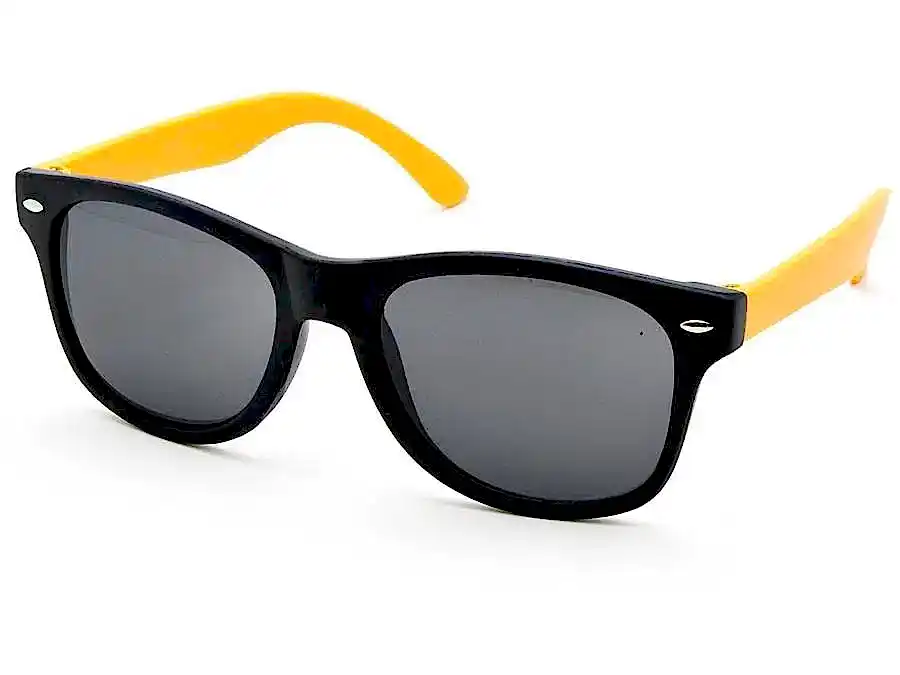 Extoll Çift Renk Erkek Çocuk Güneş Gözlüğü Modelleri ex268 - Ç- Siyah / S-Sarı