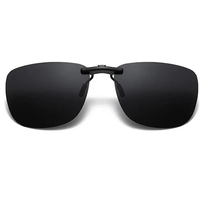 Polarize Büyük Boy Güneş Gözlük Klipsi Hafif Mekanizmalı epk17 - Siyah