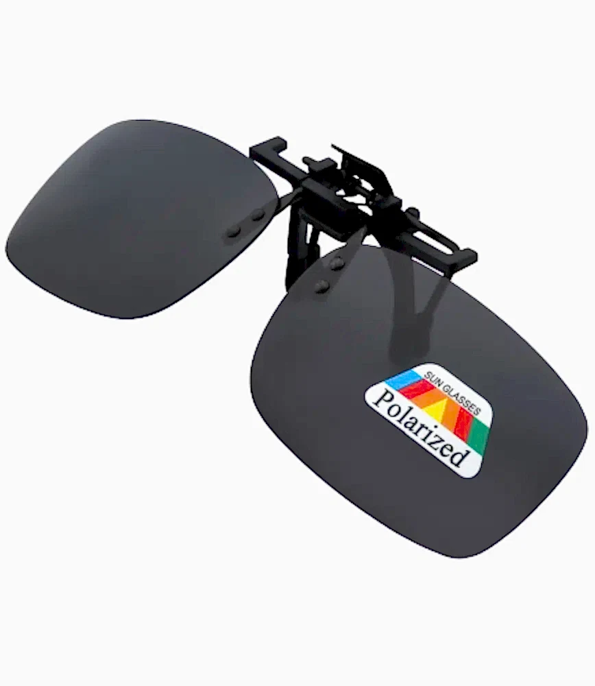 Standart Polarize Güneş Gözlük Klipsi Aç Kapa Özellikli epk13 - Siyah
