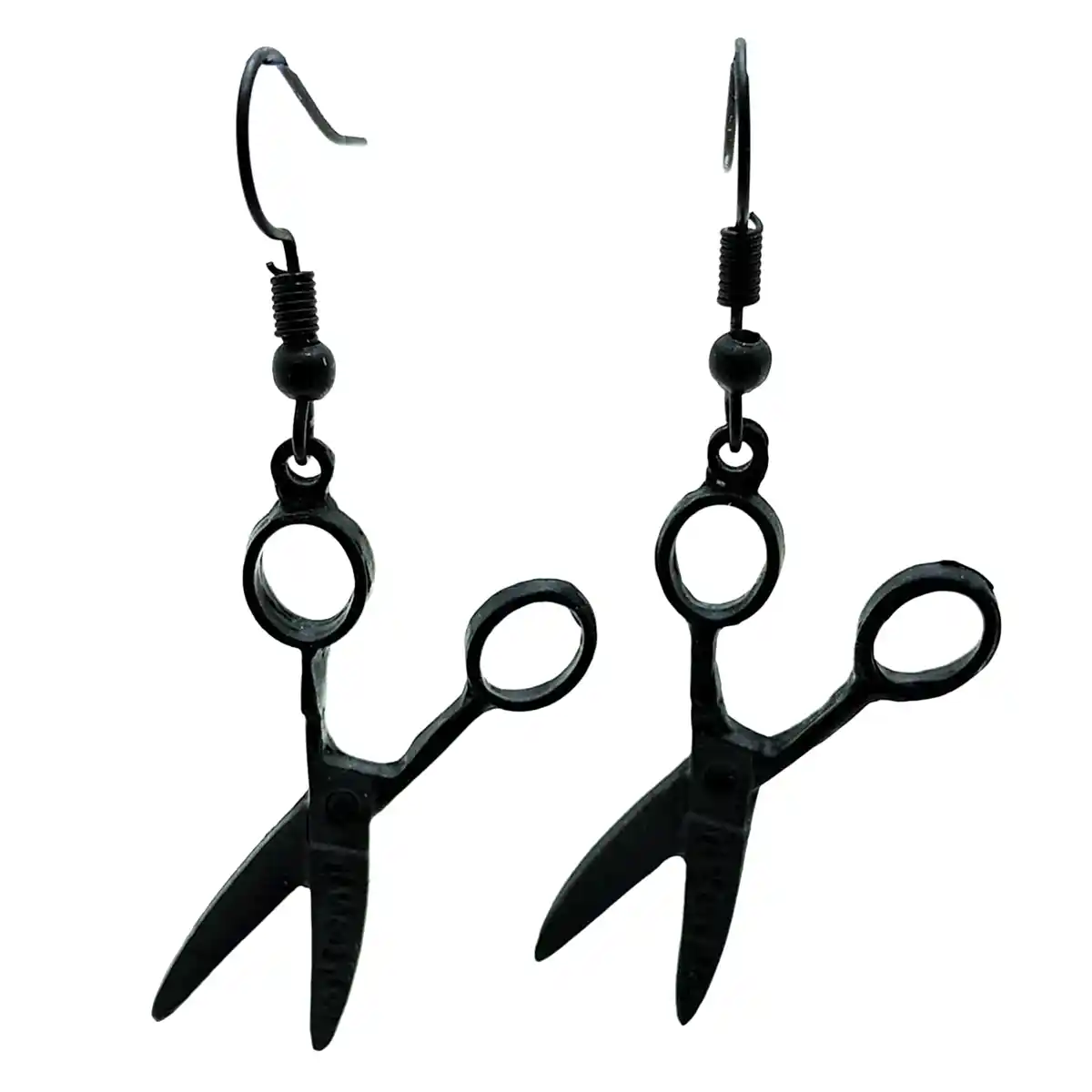 Sallantılı Makas Küpe bck05 - Siyah