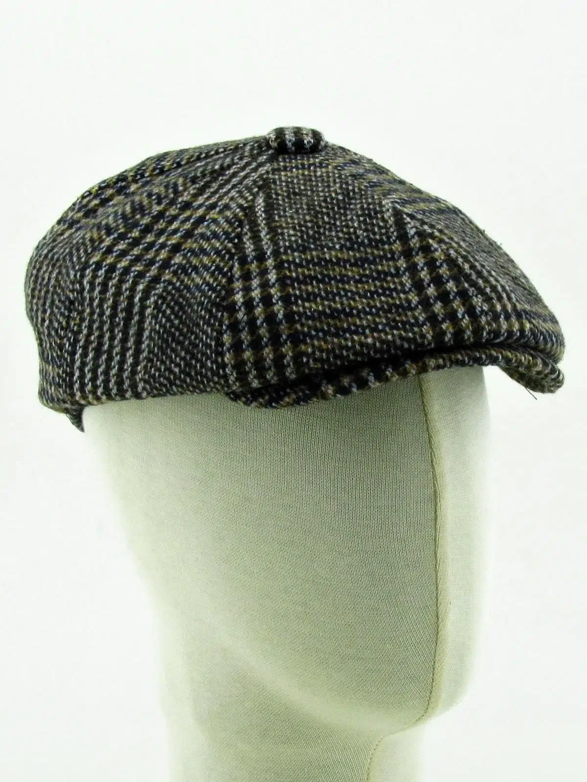 Erkek Kasket Baretta Kışlık Şapka Beckham Model Peaky Blinders Şapka cp231 - Sarı