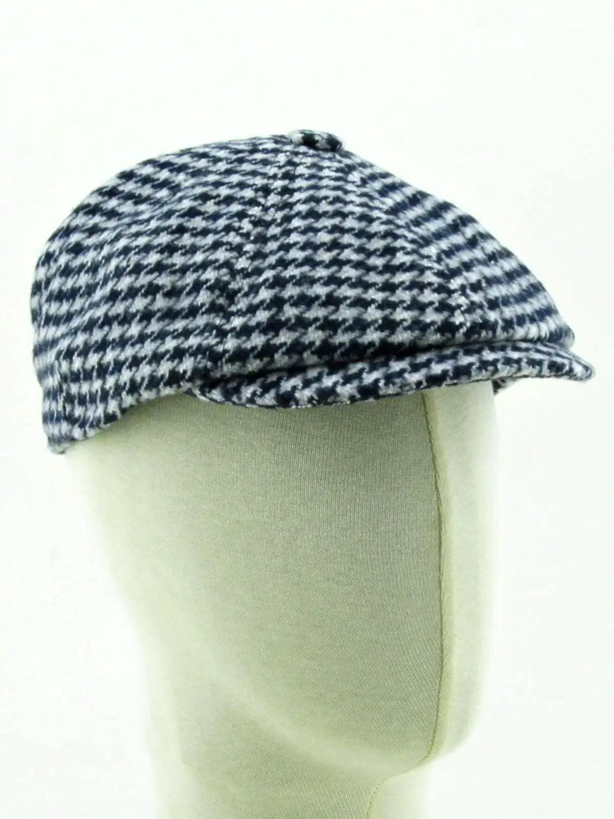 Erkek Kasket Baretta Kışlık Şapka Beckham Model Peaky Blinders Şapka cp231 - Siyah Beyaz